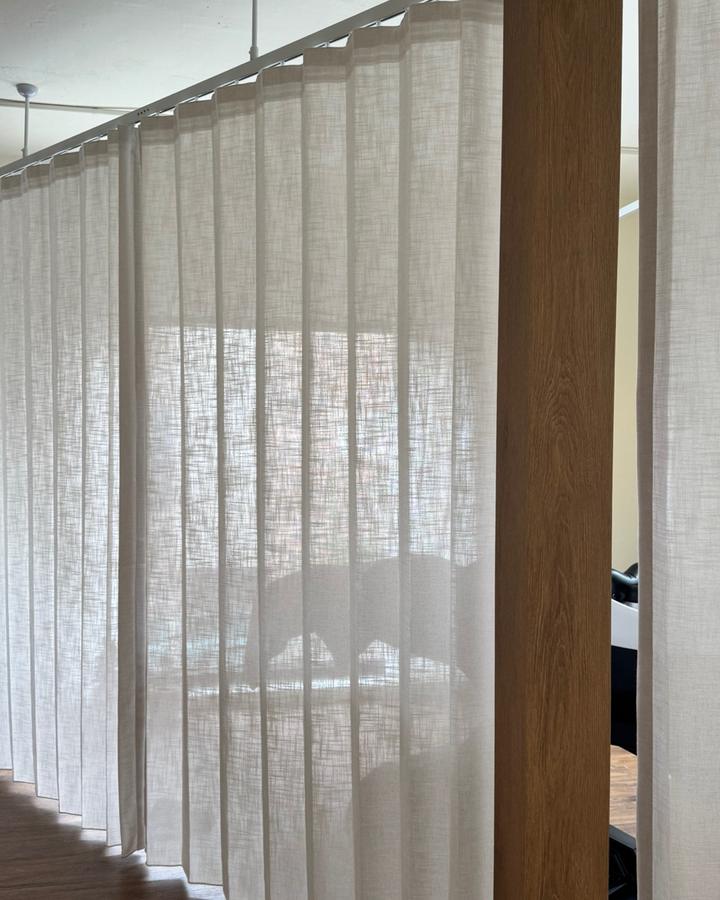 Curtained private space